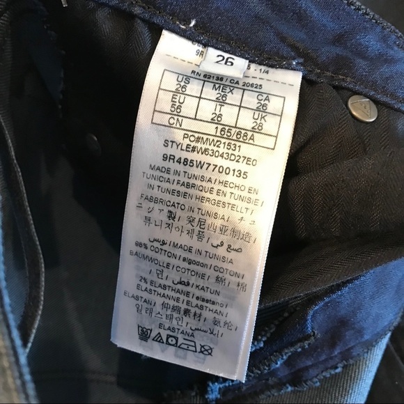 Guess Skinny Ultra Low Jeans in Cherry Bloom 26 - Picture 5 of 6